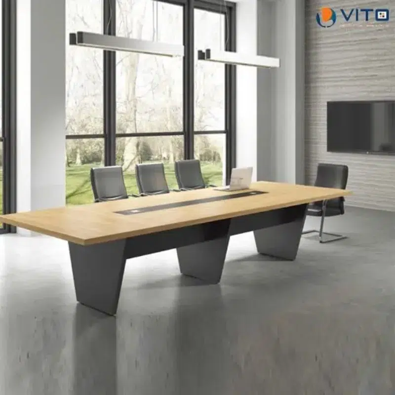 Bàn họp Vito gỗ hiện đại 4m BHV-06