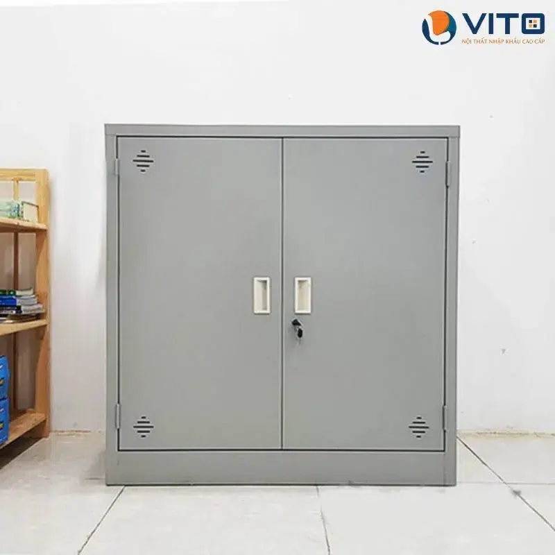 TỦ TÀI LIỆU SẮT THẤP VITO TTLV-TS02 2 Tủ tài liệu sắt thấp Vito TTLV-TS02 - Ảnh 2