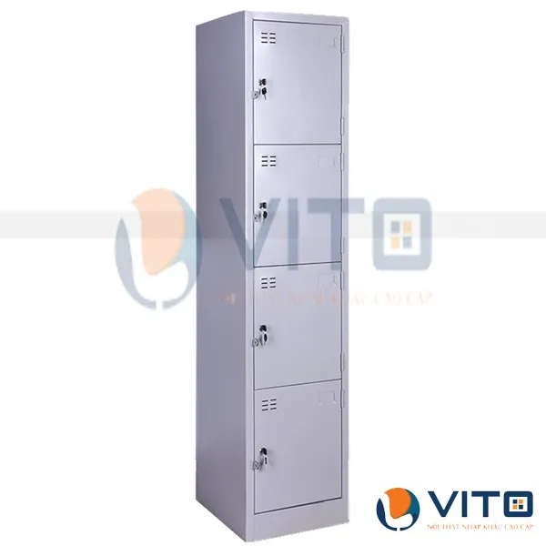 Tủ sắt Locker Vito 4 ngăn 1 cột TSV-LK01