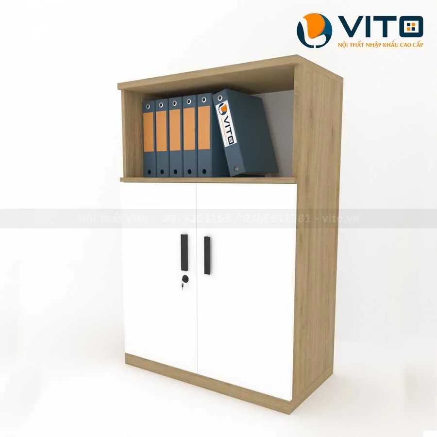 TỦ TÀI LIỆU LỬNG VITO TTLV-TL06 4 Tủ tài liệu lửng Vito TTLV-TL06 - Ảnh 4