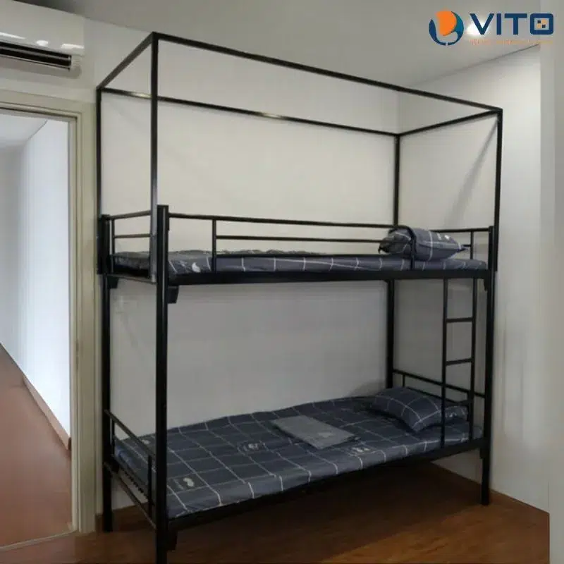 Giường 2 tầng sắt sơn Vito GTV-GT15