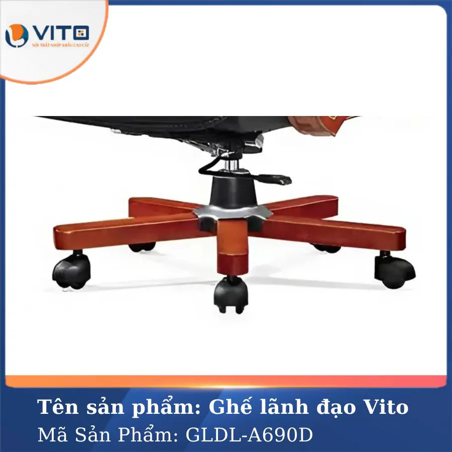 GHẾ LÃNH ĐẠO DA VITO GLDV-A690-D 4 Ghế lãnh đạo da Vito GLDV-A690-D - Ảnh 4