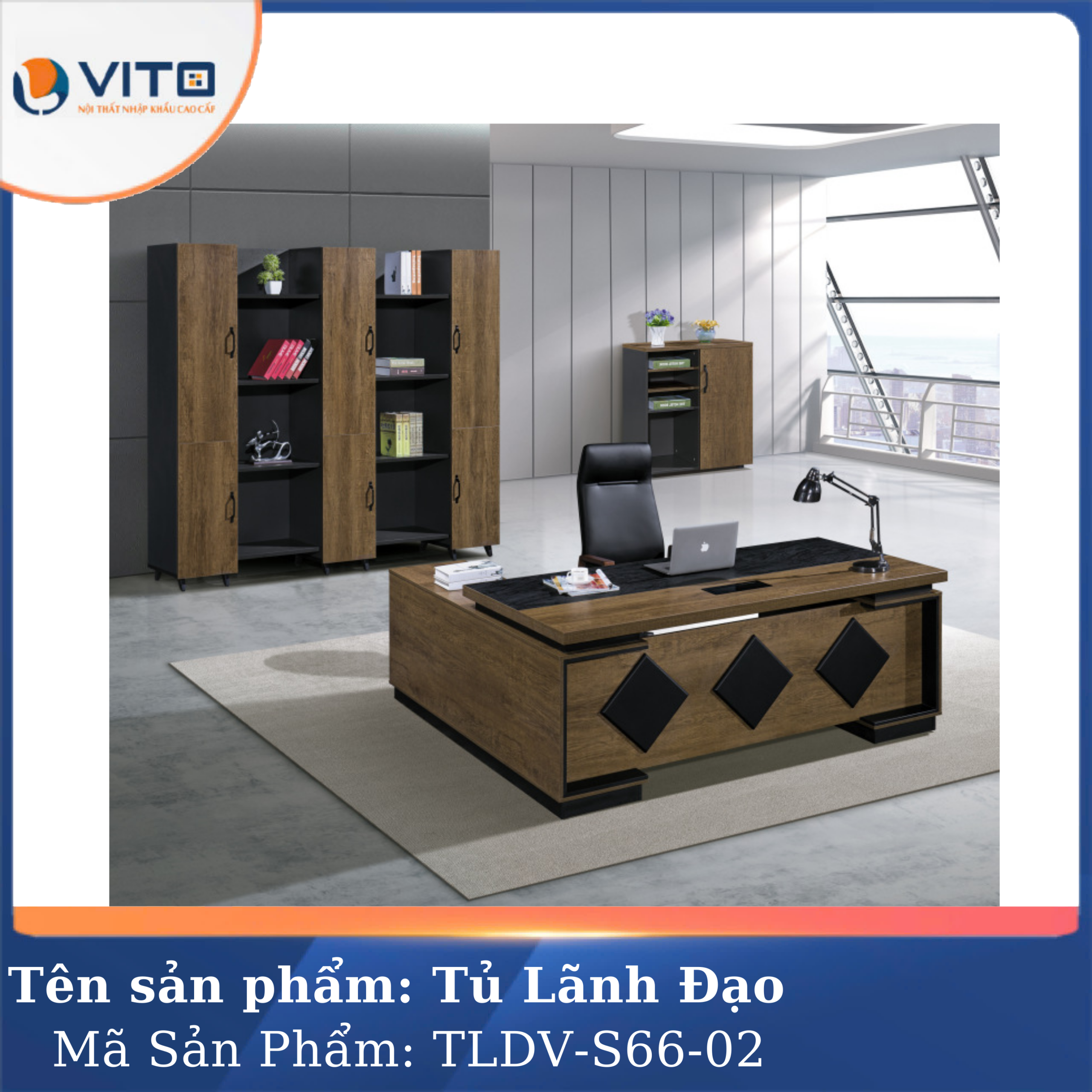 TỦ TÀI LIỆU LÃNH ĐẠO VITO TLDV-S66-02 10 Tủ tài liệu lãnh đạo Vito TLDV-S66-02 - Ảnh 10