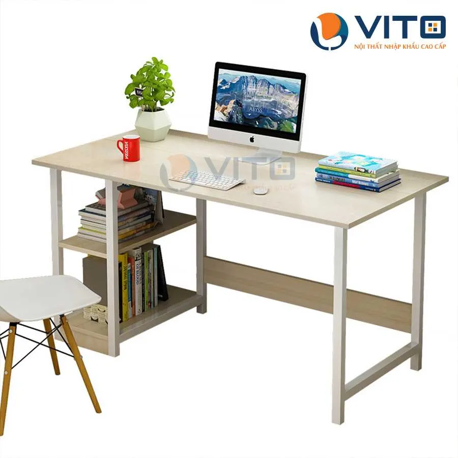 BÀN LÀM VIỆC ĐƠN GIẢN VITO BLVV-BLV20 3 Bàn làm việc đơn giản Vito BLVV-BLV20 - Ảnh 3
