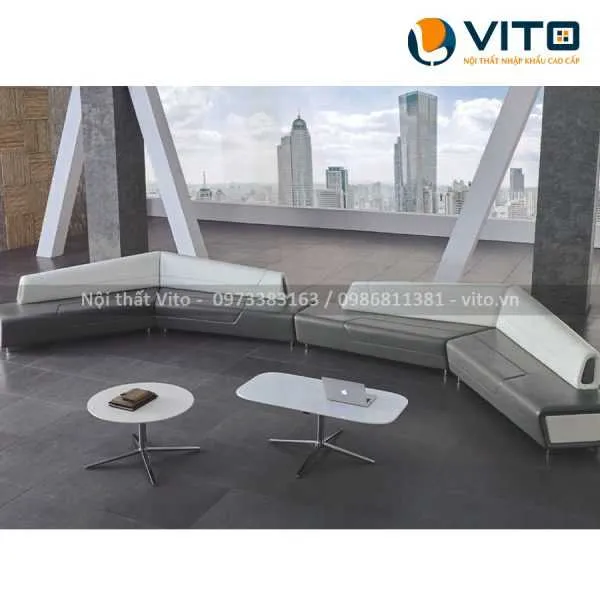 Sofa da cao cấp Thalassa K-6626