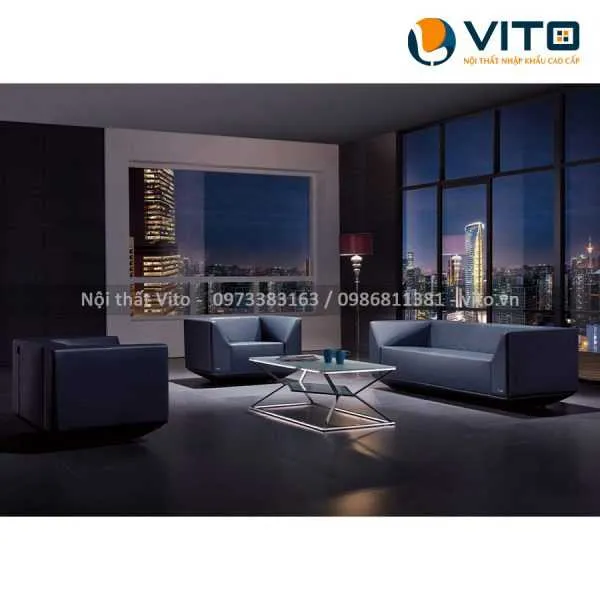 Sofa da cao cấp Hydros K-875