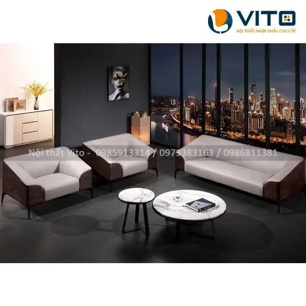 Sofa da cao cấp Mardoll K-906