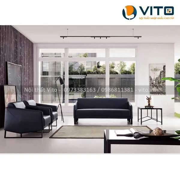 Sofa da cao cấp Nox K-B74
