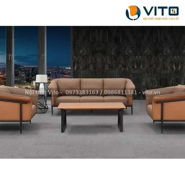 Sofa da cao cấp Nesi K-B75