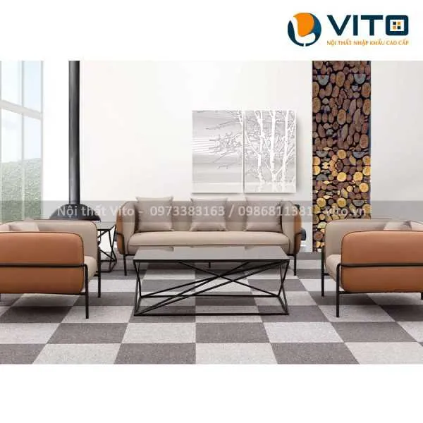 Sofa da cao cấp Diana K-B76