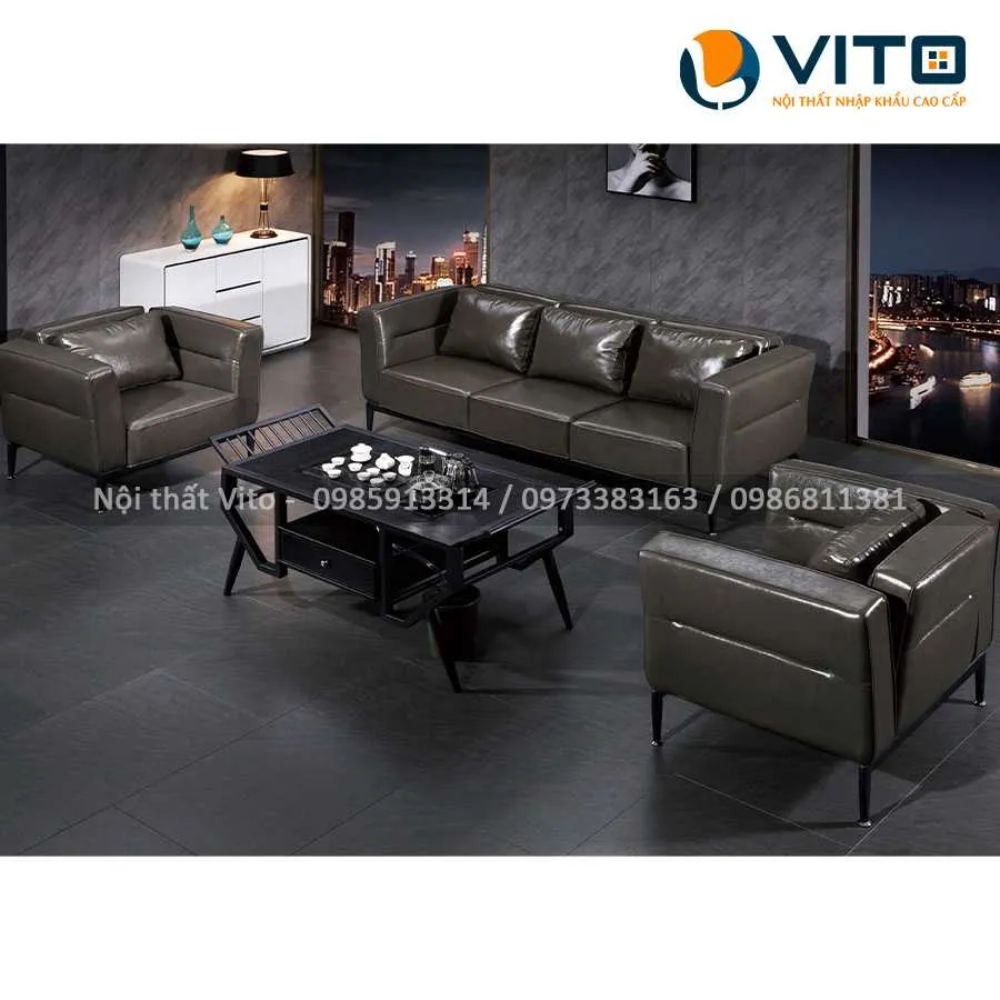 Sofa da cao cấp Hera K-901