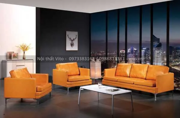 SOFA DA CAO CẤP VITO SFV-K-B13 2 Sofa da cao cấp Vito SFV-K-B13 - Ảnh 2