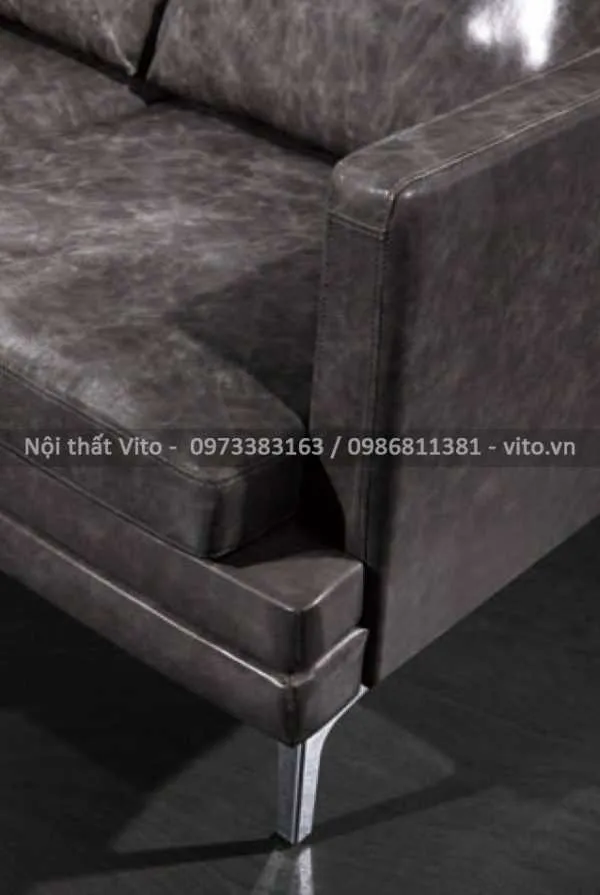 SOFA DA CAO CẤP VITO SFV-K-B13 4 Sofa da cao cấp Vito SFV-K-B13 - Ảnh 4
