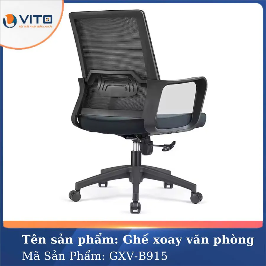 GHẾ XOAY VĂN PHÒNG VITO GXV-B915 2 Ghế xoay văn phòng Vito GXV-B915 - Ảnh 2