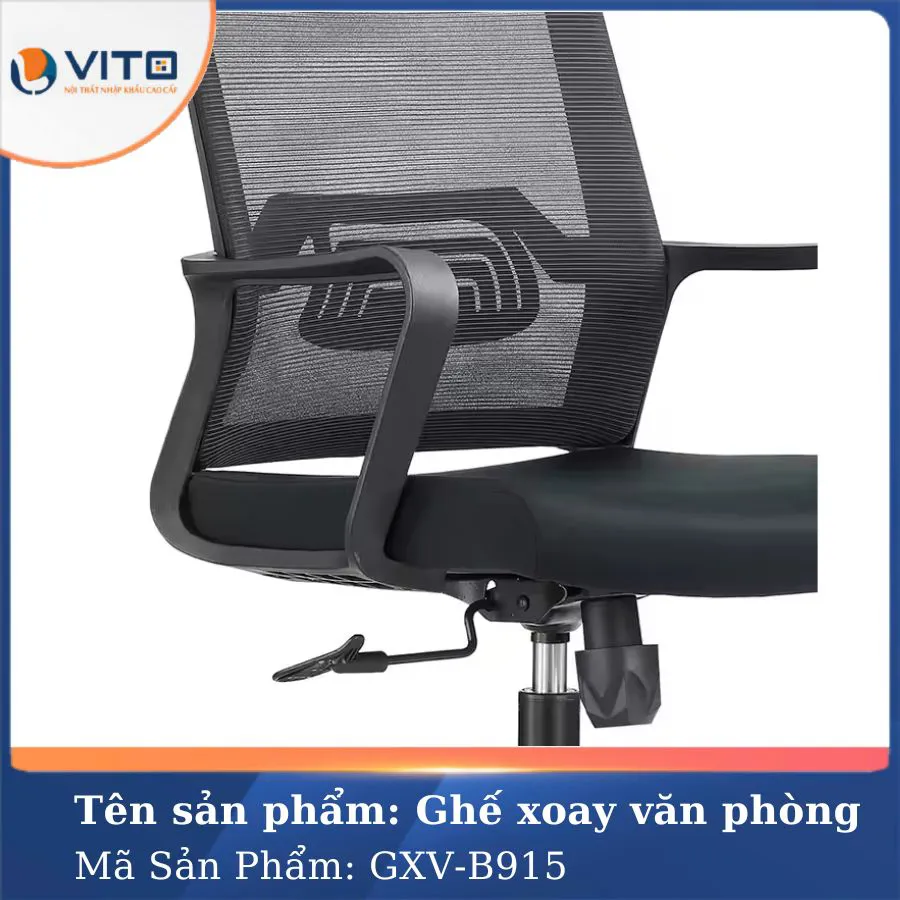 GHẾ XOAY VĂN PHÒNG VITO GXV-B915 5 Ghế xoay văn phòng Vito GXV-B915 - Ảnh 5