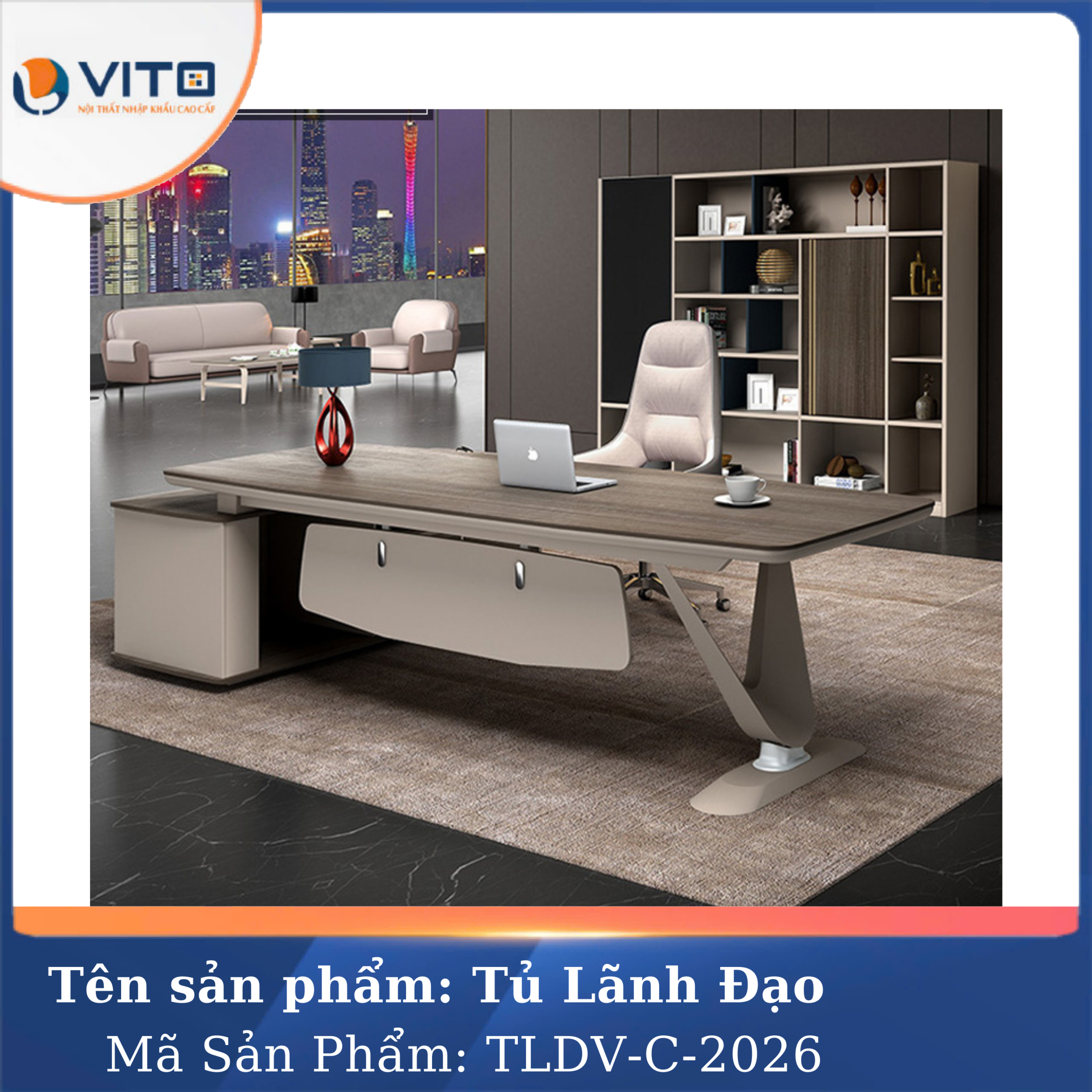 TỦ TÀI LIỆU LÃNH ĐẠO VITO TLDV-C-2026 10 Tủ tài liệu lãnh đạo Vito TLDV-C-2026 - Ảnh 10