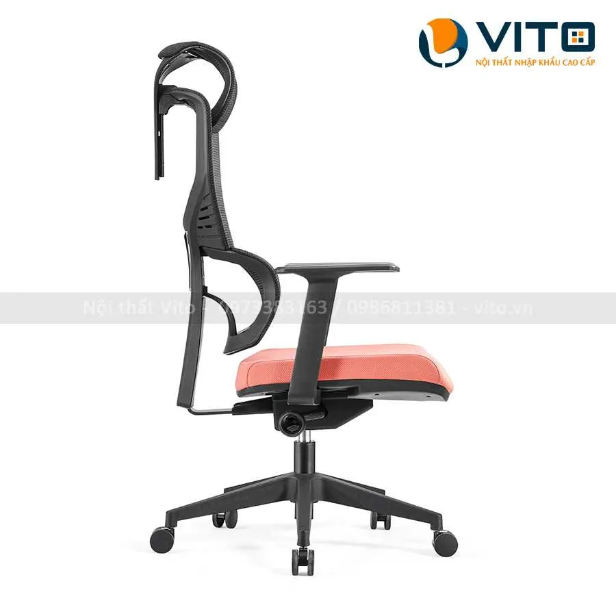 GHẾ XOAY VĂN PHÒNG VITO GXV-A669 7 Ghế Xoay Văn Phòng Vito GXV-A669 - Ảnh 7