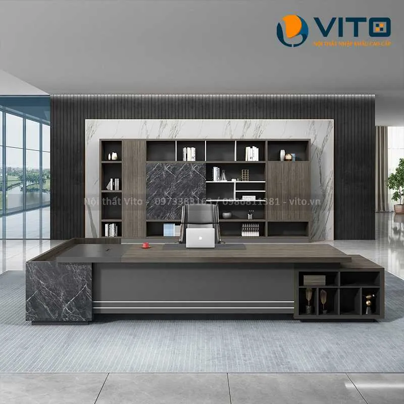 BÀN LÃNH ĐẠO VITO BLDV-JZ-08A 2 Bàn lãnh đạo Vito BLDV-JZ-08A - Ảnh 2