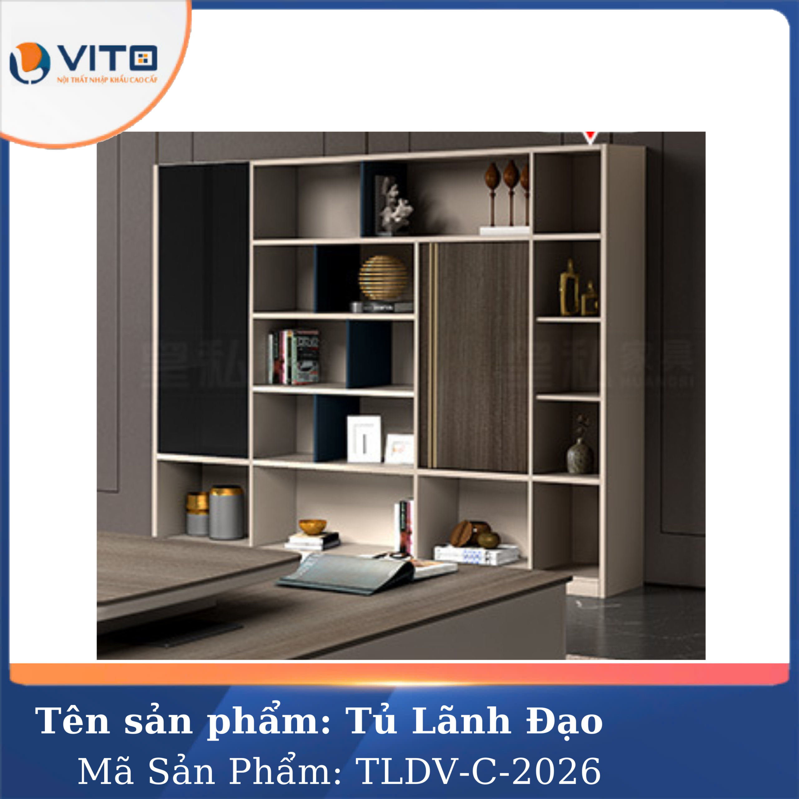 TỦ TÀI LIỆU LÃNH ĐẠO VITO TLDV-C-2026 9 Tủ tài liệu lãnh đạo Vito TLDV-C-2026 - Ảnh 9