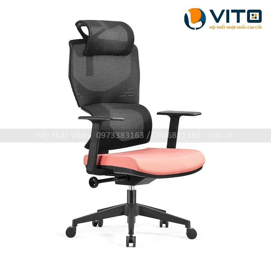 GHẾ XOAY VĂN PHÒNG VITO GXV-A669 2 Ghế Xoay Văn Phòng Vito GXV-A669 - Ảnh 2