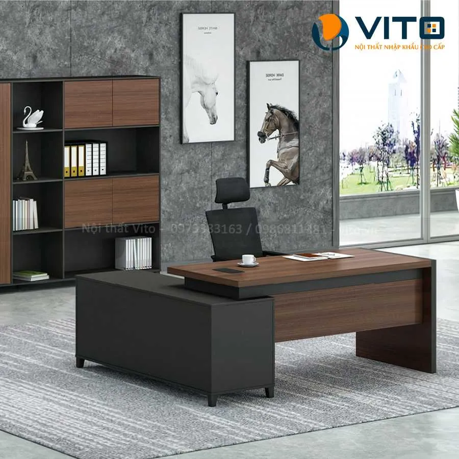 Bàn lãnh đạo Vito 1m6 BLDV-KT-07T1616