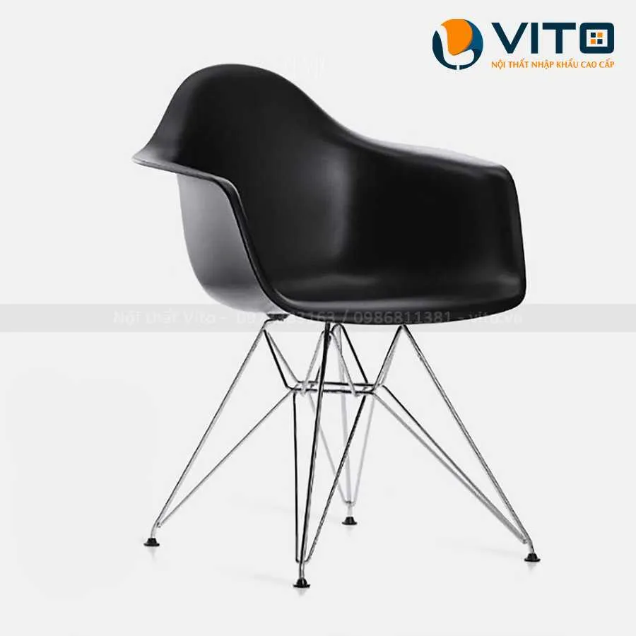 Ghế Cafe Chân Sắt Vito GCFV-JM6M