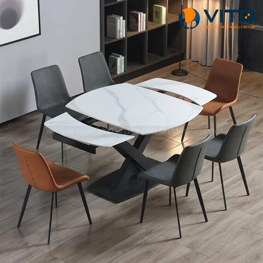 Bộ bàn ghế ăn nhập khẩu Vito BGAV-BGA03