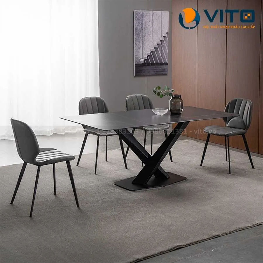 Bộ bàn ghế ăn nhập khẩu Vito BGAV-BGA04