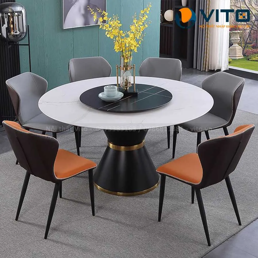 BỘ BÀN GHẾ ĂN NHẬP KHẨU VITO BGAV-BGA07 3 Bộ bàn ghế ăn nhập khẩu Vito BGAV-BGA07 - Ảnh 3