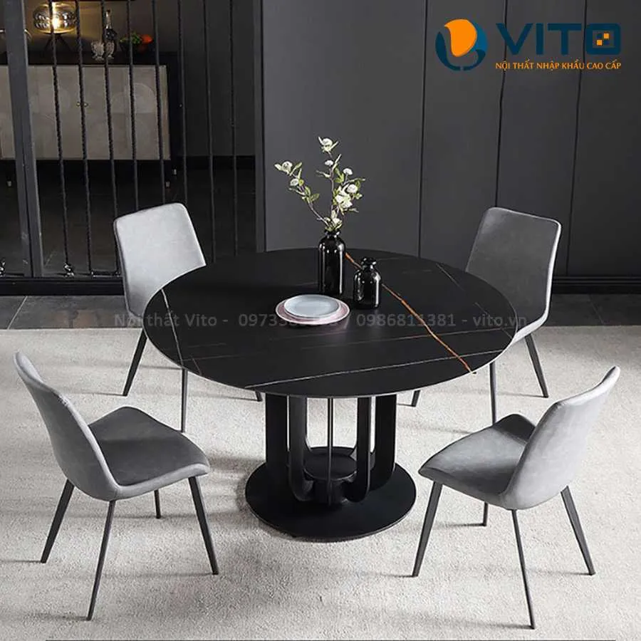 Bộ bàn ghế ăn nhập khẩu Vito BGAV-BGA02