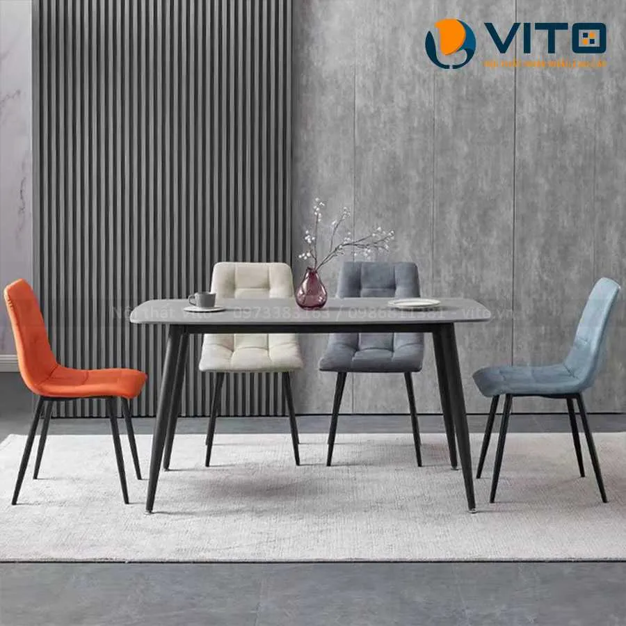 Bộ bàn ghế ăn nhập khẩu Vito BGAV-BGA08