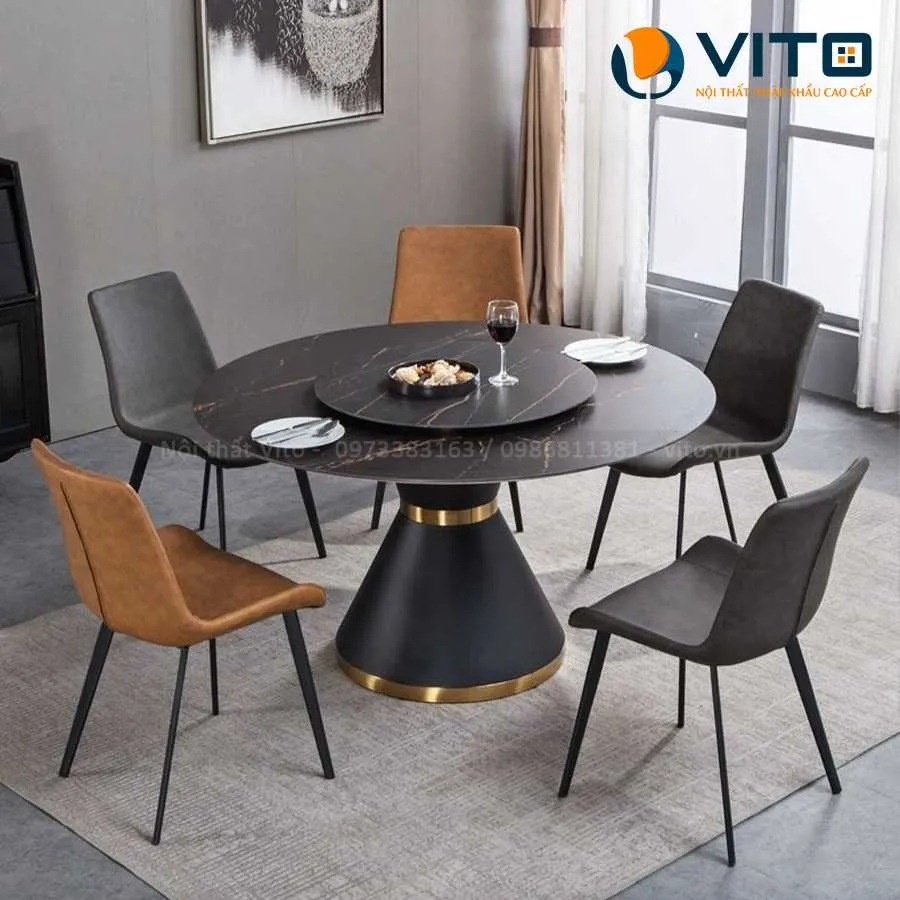 Bộ bàn ghế ăn nhập khẩu Vito BGAV-BGA07