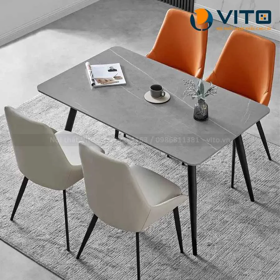 Bộ bàn ghế ăn nhập khẩu Vito BGAV-BGA09