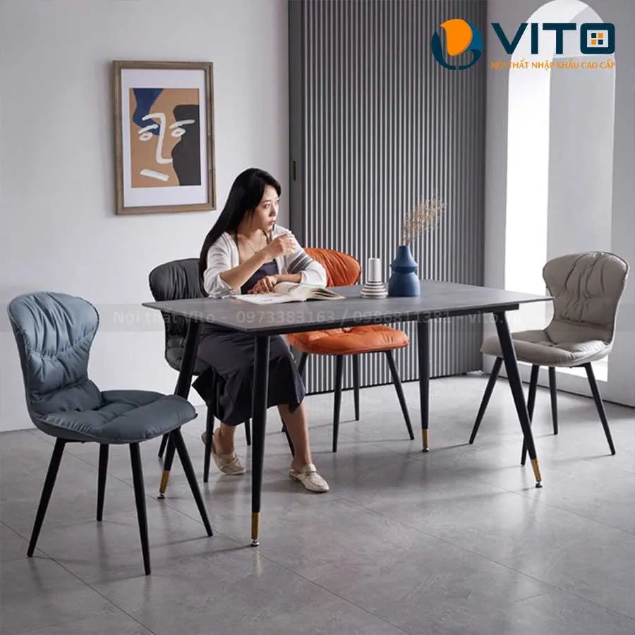 Bộ bàn ghế ăn nhập khẩu Vito BGAV-BGA11