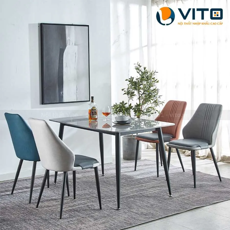 Bộ bàn ghế ăn nhập khẩu Vito BGAV-BGA13