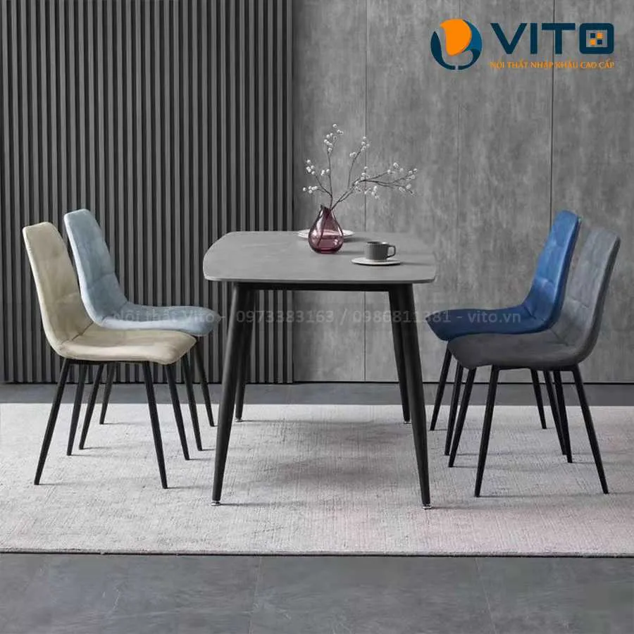 BỘ BÀN GHẾ ĂN NHẬP KHẨU VITO BGAV-BGA08 2 Bộ bàn ghế ăn nhập khẩu Vito BGAV-BGA08 - Ảnh 2