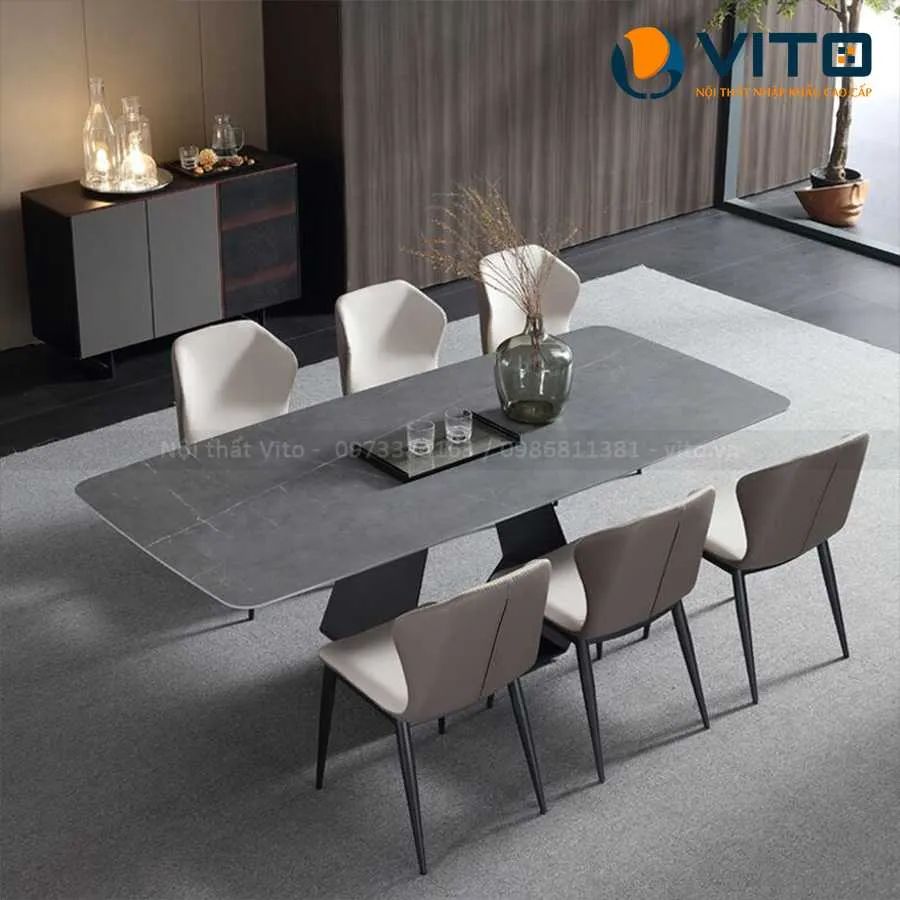 Bộ bàn ghế ăn nhập khẩu Vito BGAV-BGA05