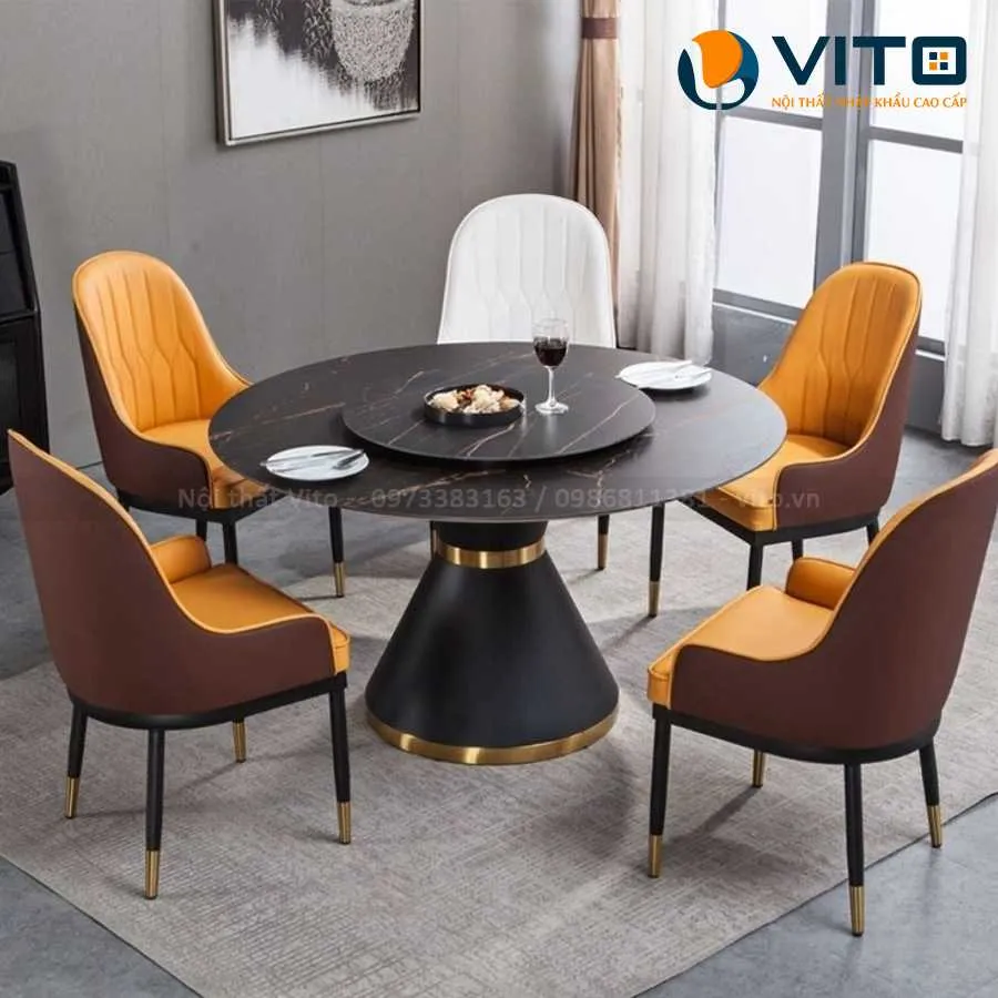 Bộ bàn ghế ăn nhập khẩu Vito BGAV-BGD06