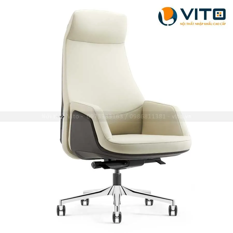 Ghế lãnh đạo da bò Vito GLDV-GW-1803A