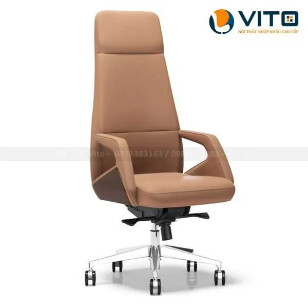 Ghế lãnh đạo da bò Vito GLDV-YS-1818A