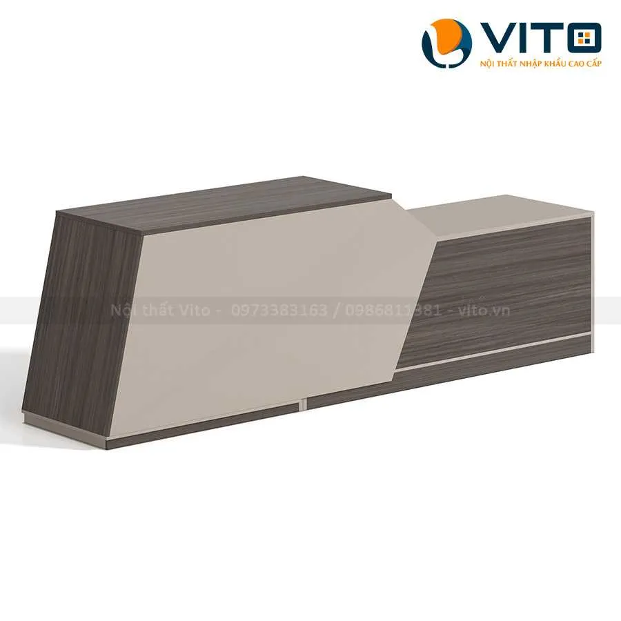 Bàn quầy lễ tân Vito QLTV-QLT02