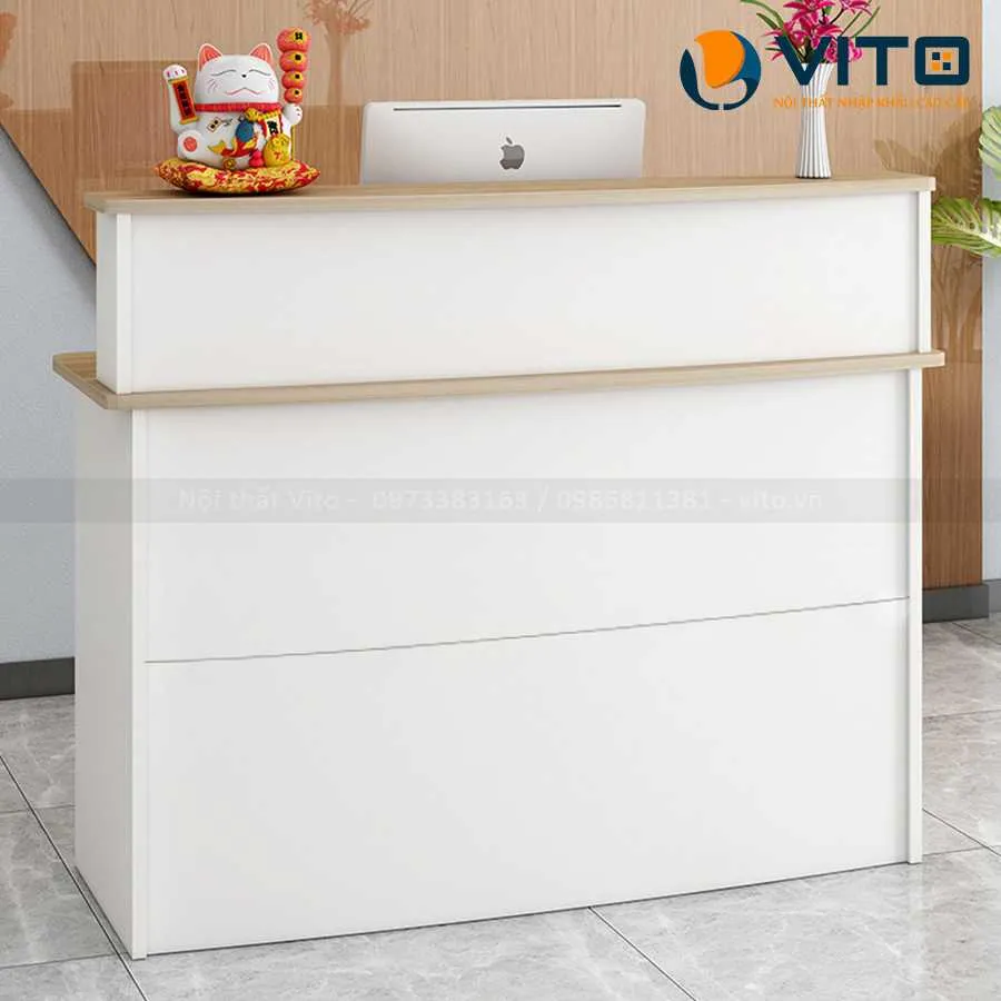 Bàn quầy lễ tân Vito QLTV-QLT13