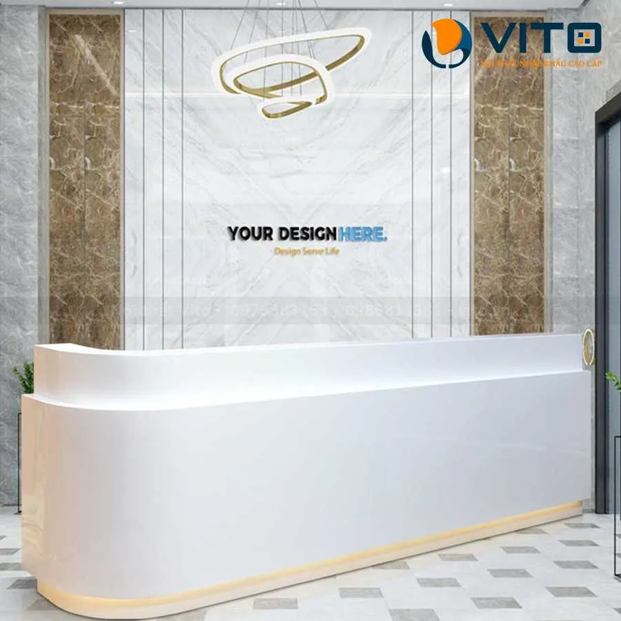 Bàn quầy lễ tân Vito QLTV-QLT16