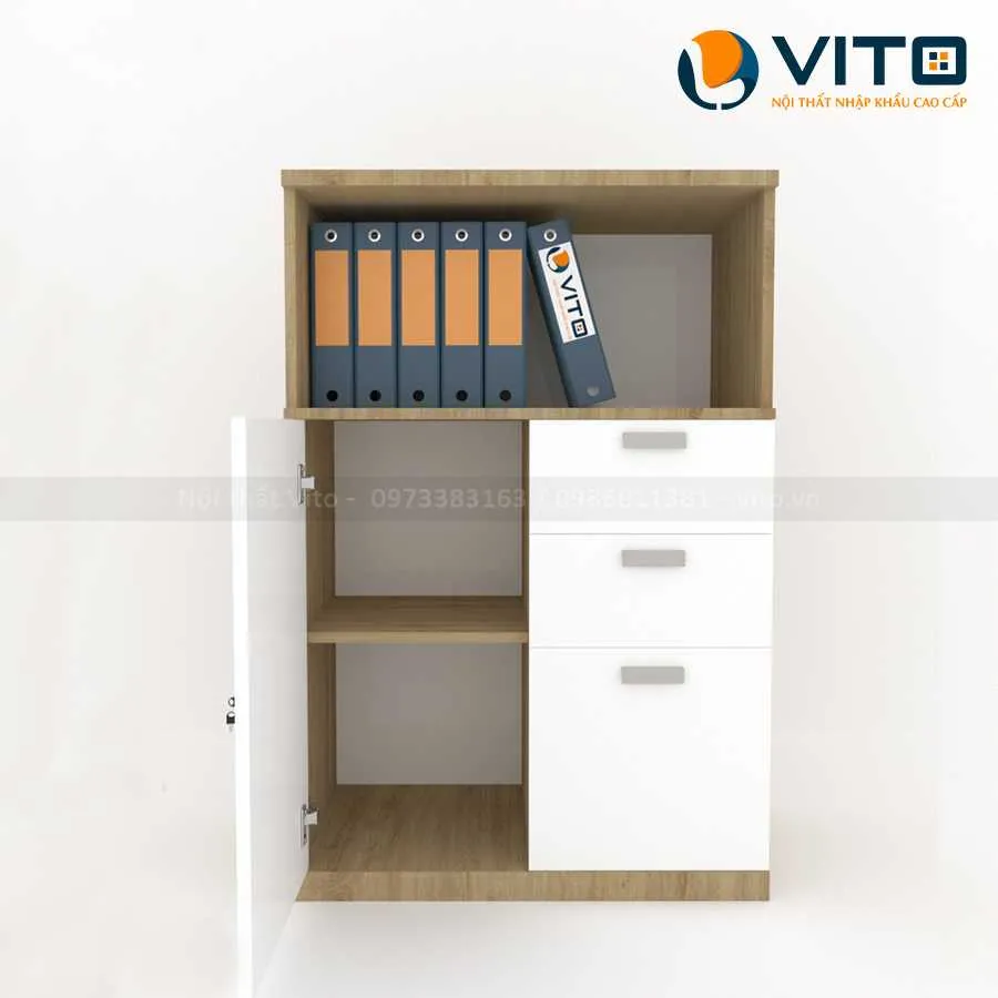 TỦ TÀI LIỆU LỬNG VITO TTLV-TL02 2 Tủ tài liệu lửng Vito TTLV-TL02 - Ảnh 2