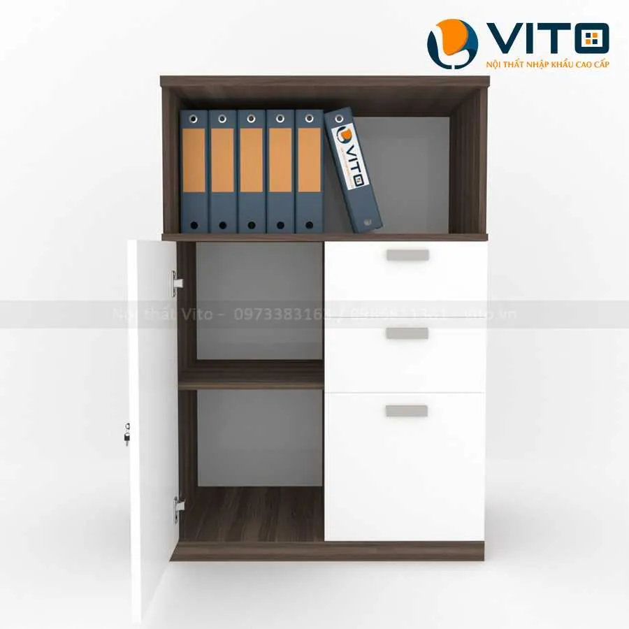 TỦ TÀI LIỆU LỬNG VITO TTLV-TL04 2 Tủ tài liệu lửng Vito TTLV-TL04 - Ảnh 2