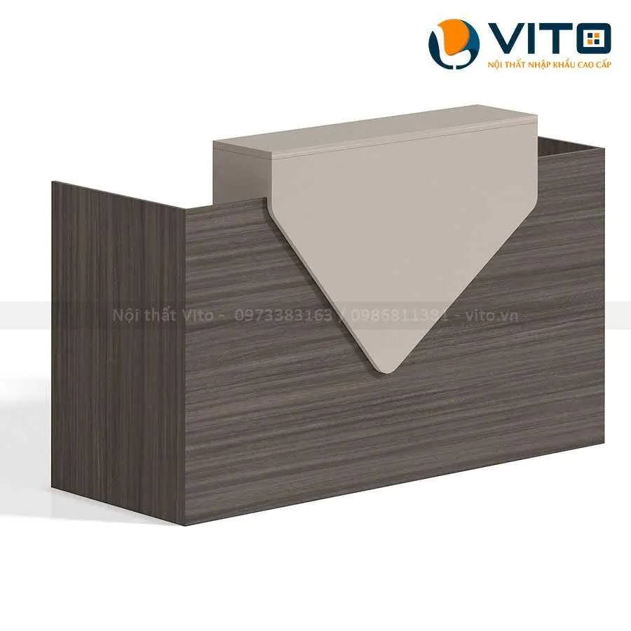 Bàn quầy lễ tân Vito QLTV-QLT03