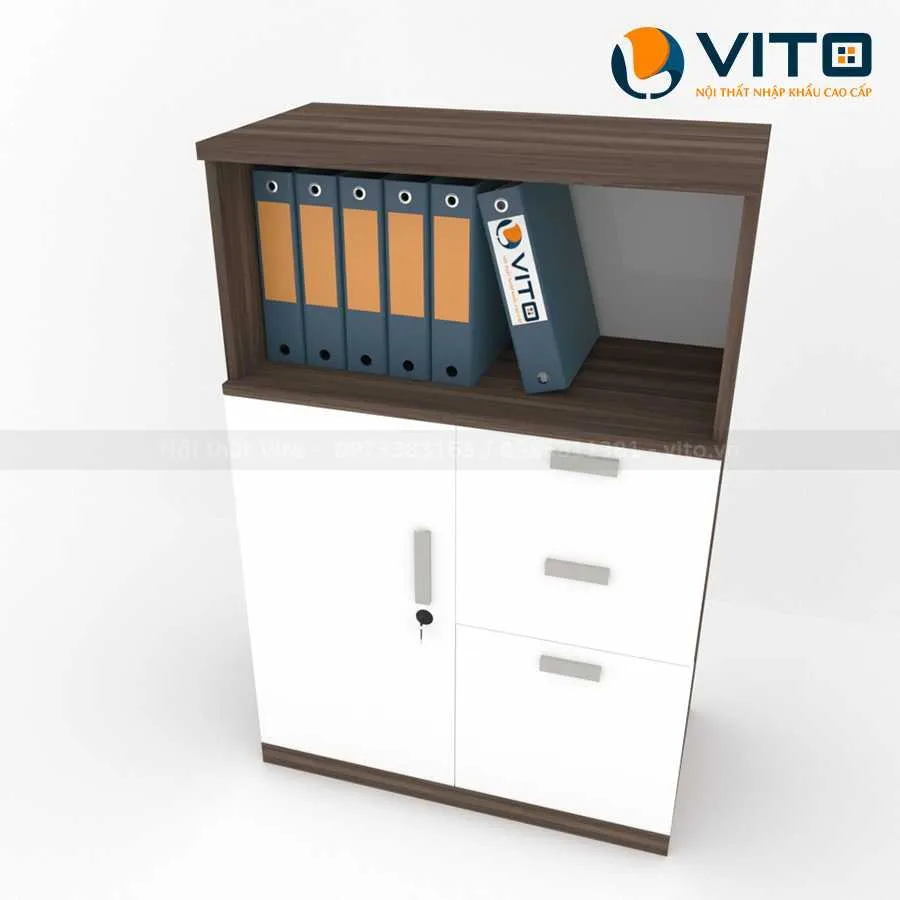 TỦ TÀI LIỆU LỬNG VITO TTLV-TL04 3 Tủ tài liệu lửng Vito TTLV-TL04 - Ảnh 3