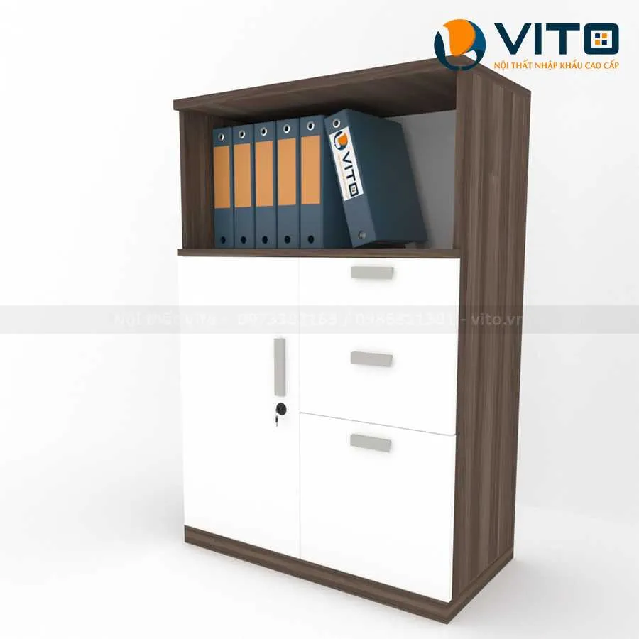 TỦ TÀI LIỆU LỬNG VITO TTLV-TL04 4 Tủ tài liệu lửng Vito TTLV-TL04 - Ảnh 4