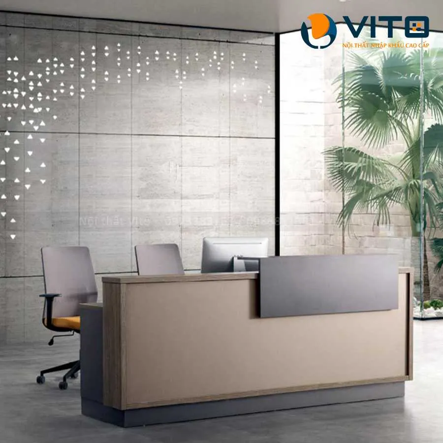Bàn quầy lễ tân Vito QLTV-QLT10