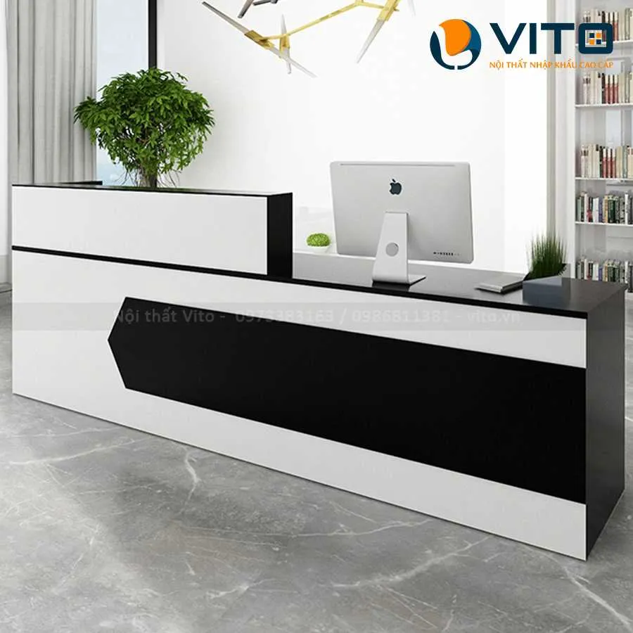 Bàn quầy lễ tân Vito QLTV-QLT15